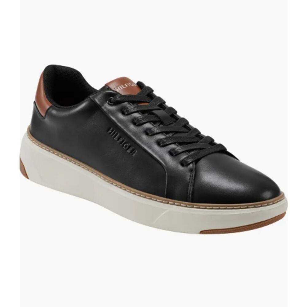 Tommy Hilfiger Men's Hines Low Top Sneaker US 12 Medium EU 46 Black NIB